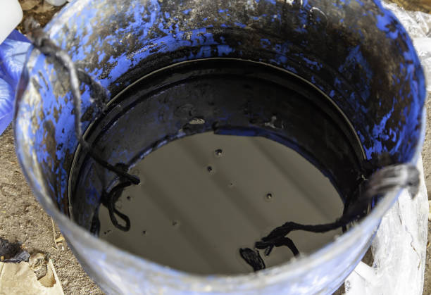 istock Industrial waste oil container 1318612738