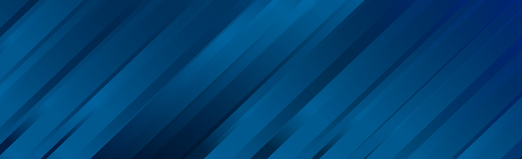 Abstract dark blue background, diagonal lines - Vector illustration