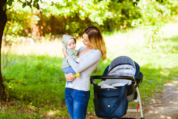 istock Rear View Of Mother And Son 1318628104
