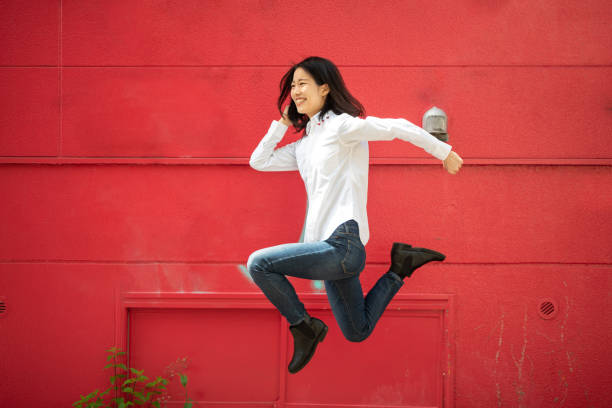istock Joyful and happy woman 1318629562