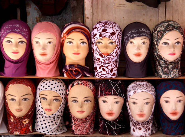 istock Mannequins with Headdress 1318629884