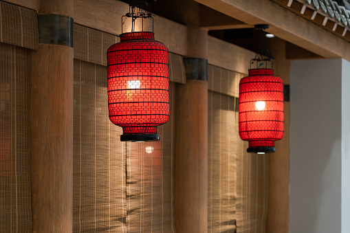 Chinese style red lantern