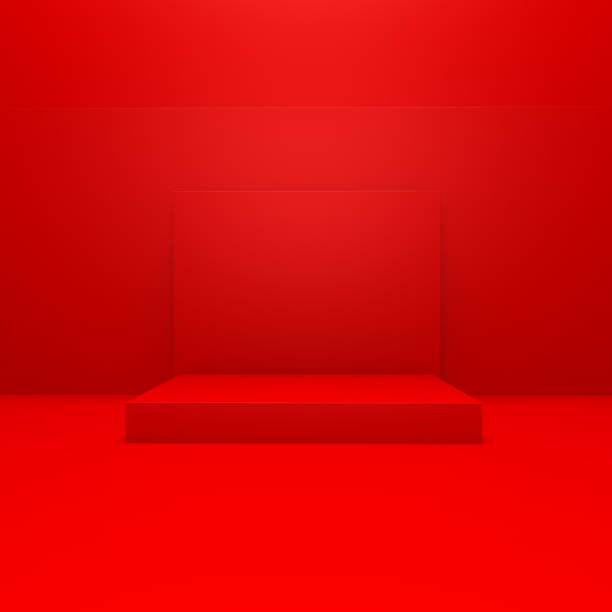 istock Stage Podium Scene with for Award Ceremony 1318639538
