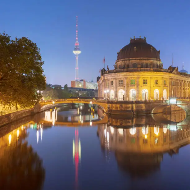 The Bode-Museum is located on Museum Island in central Berlin.