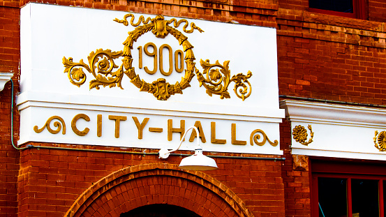 City Hall of Victor, Colorado, an old mining town.