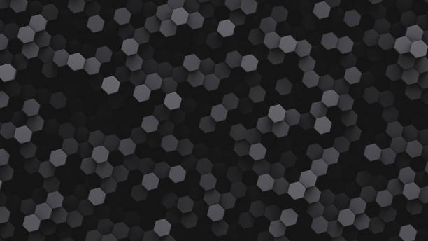 istock Decorative abstract tech background. Shades of gray. Low contrast. 1318654943