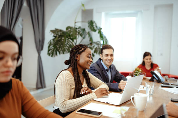istock Diverse business people in office 1318656627