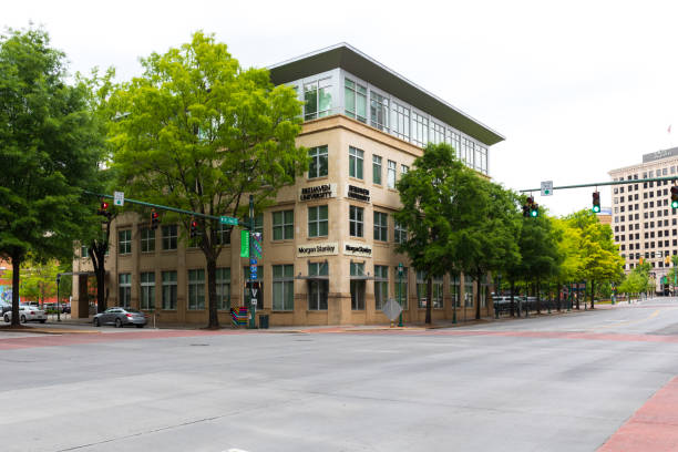 université de belhaven, morgan stanley, chattanooga, tn - morgan stanley headquarters photos et images de collection