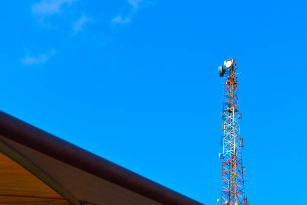 Cell tower stock photo