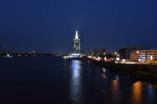 Lagos cityscape stock photo