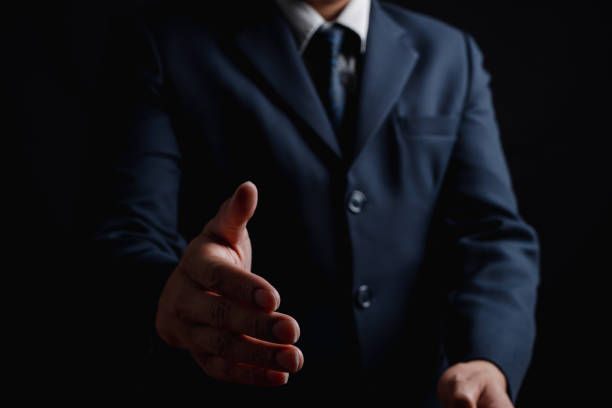 istock Close-up businessman in a suit 1318670659