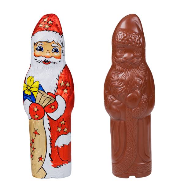 A Chocolate figure of Santa Clause