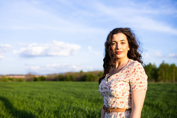 istock A beautiful country girl in spring 1318673495
