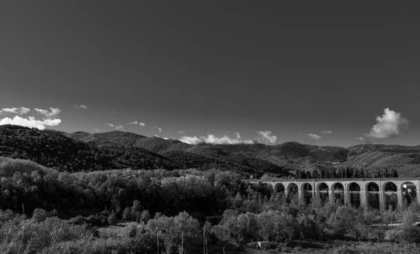 istock Isernia, Molise, Italy. Santo Spirito railway bridge. 1318675113