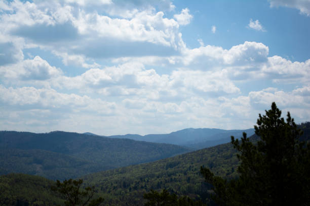 istock mountain landscape and sky with clouds 1318676684