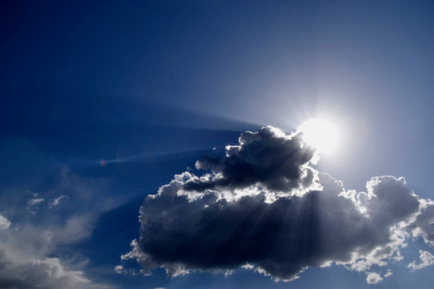 istock Blue and white cumulus clouds during the day 1318678048