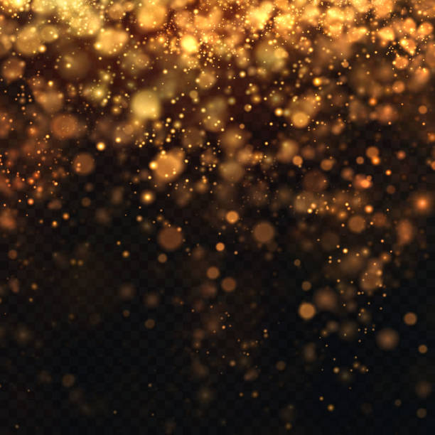 istock Glittering particles of fairy dust. Magic concept 1318681091