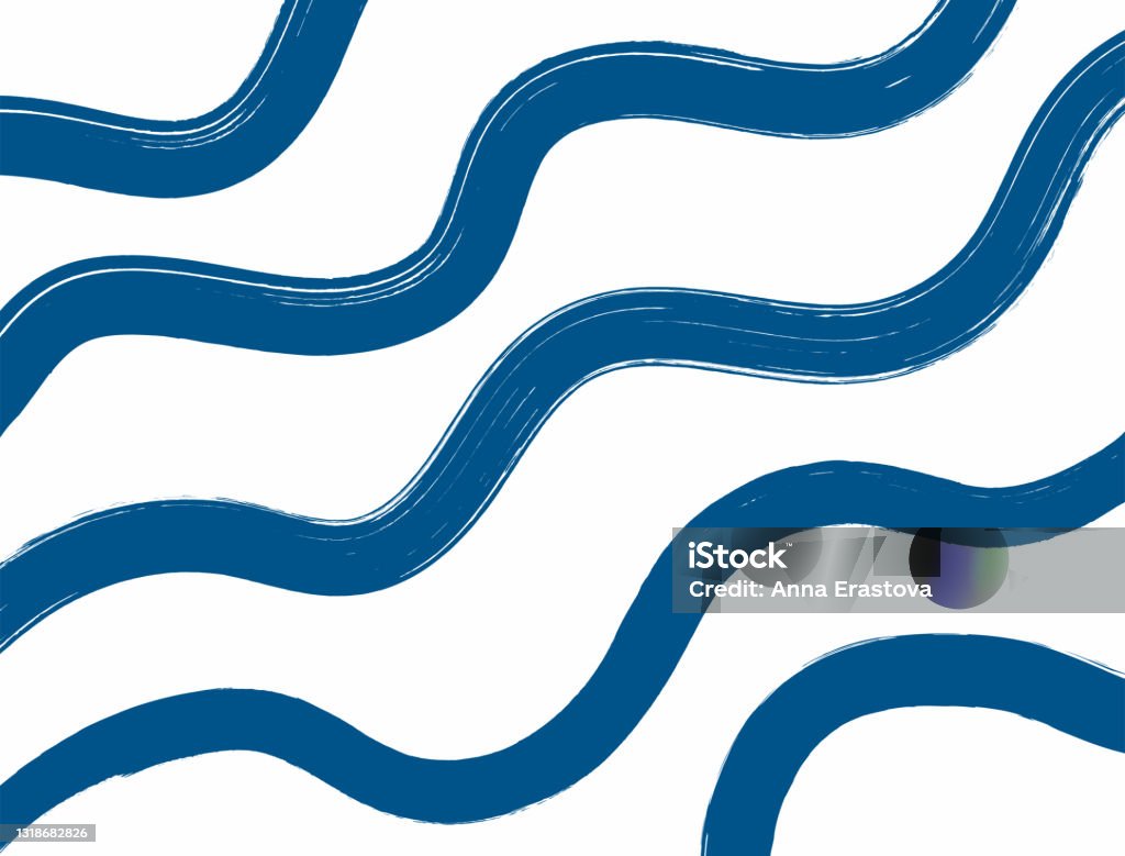 Nền Hình Chữ Nhật Với Các Đường Lượn Sóng Được Vẽ Bằng Tay Bằng ...