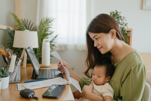 Female finances for family.