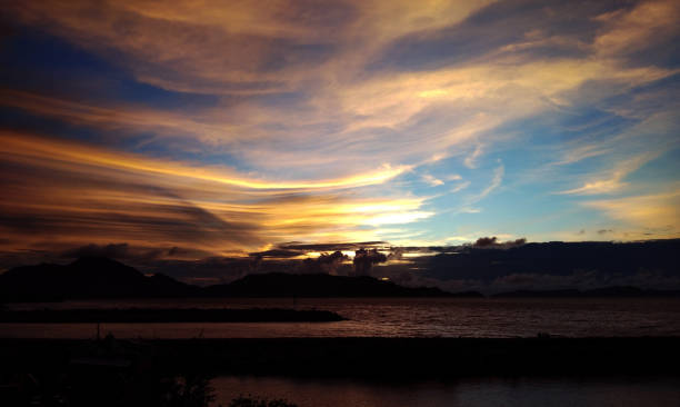 istock Sunset at the western tip of Indonesia 1318691274