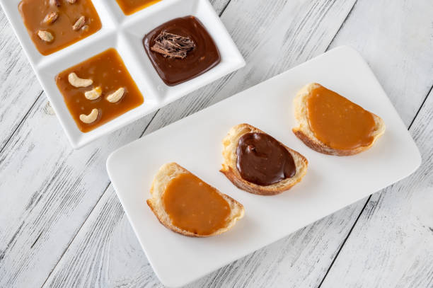 istock Sandwiches with different types of caramel 1318691554
