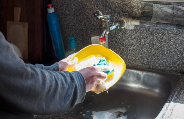 Crockery, Dirty, Sink, Clean, Housework