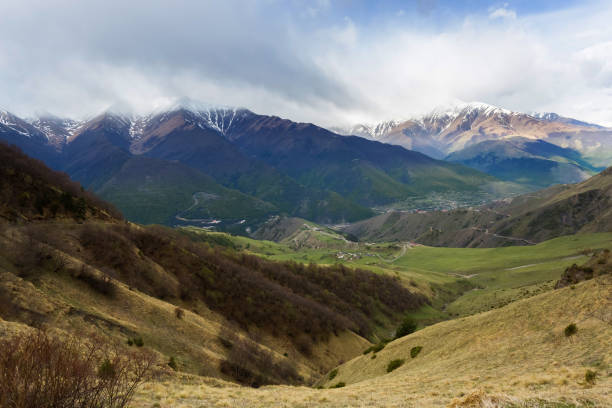 istock Panoramic view of Ingushetia, Russia. 1318706558