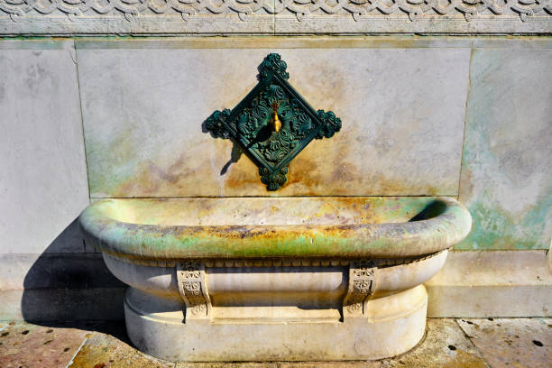 istock Magnificent engravings and painting called as german fountain (alman cesmesi) 1318711203