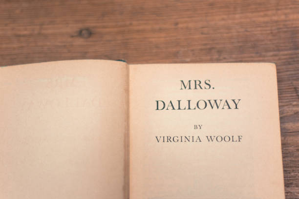 istock Open Book, Title Page: MRS. DALLOWAY by Virginia Woolf 1318715746