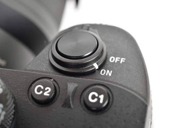 istock Closeup Of Shutter Button Of Digital Camera 1318716897