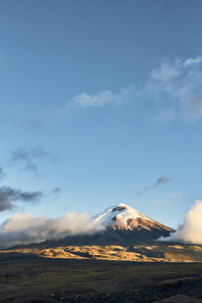 istock Sunny sky and Cotopaxi volcano. 1318722837