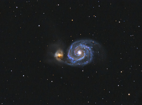 The Whirlpool Galaxy, the Galaxy Messier 51