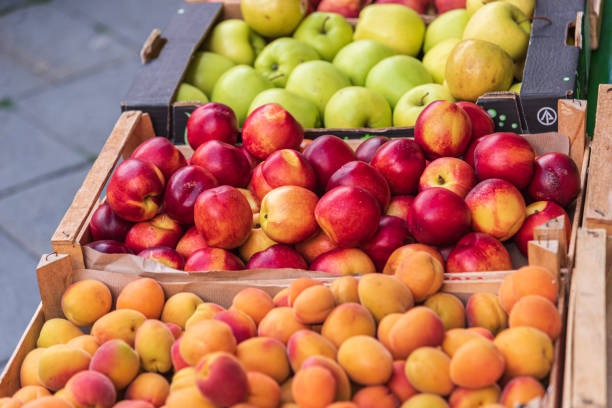 istock Close up of a market stall 1318731948