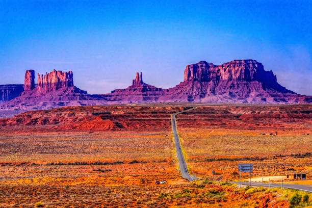 istock Highway Rock Formations Monument Valley Utah 1318737081