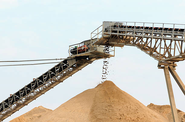 Gravel Quarry Gravel Quarry, sand pit. sand mine stock pictures, royalty-free photos & images