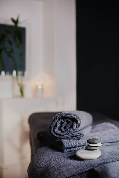 istock Shot of an empty room at a day spa 1318747254