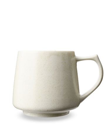 Coffee cup isolated on white with clipping path.