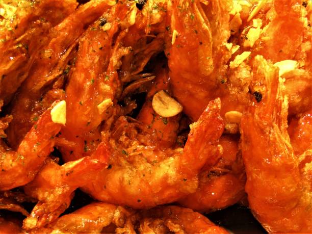 Deep fried shrimps.