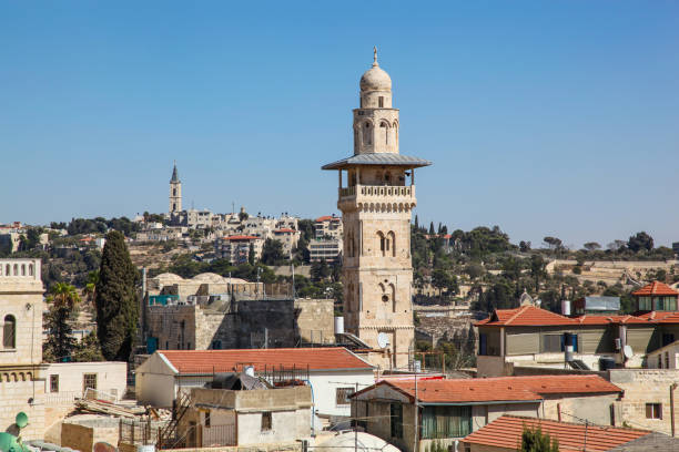 istock Rooftop view of Old Jerusalem 1318764877