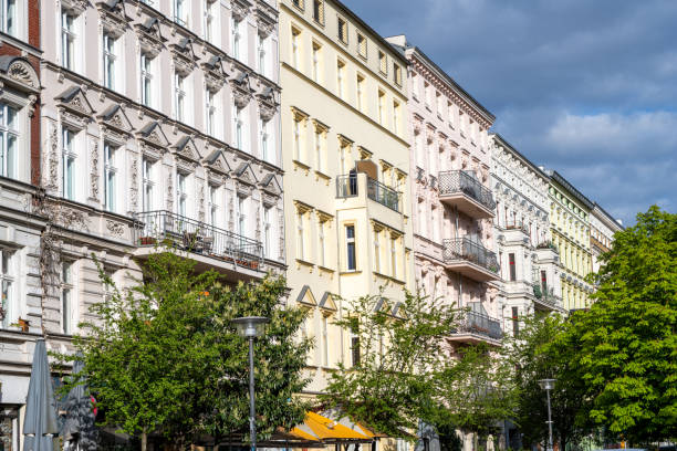 istock Some renovated old apartment buildings 1318771474