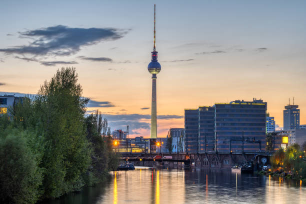 istock The famous Television Tower and the river Spree 1318771476