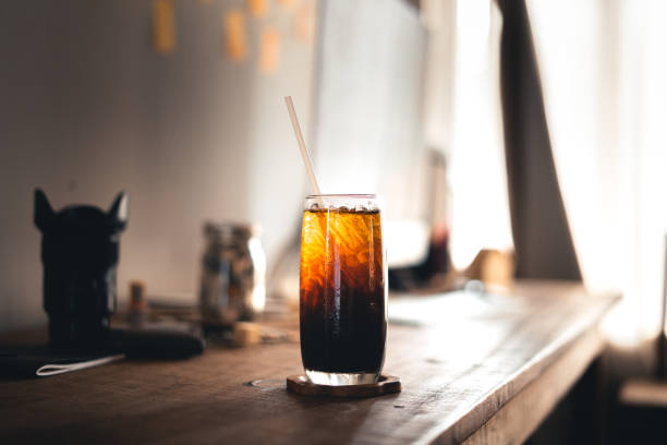 istock Americano coffee in a mug on your desk 1318778409