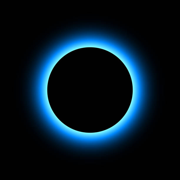 stockillustraties, clipart, cartoons en iconen met abstracte verlichte achtergrond - eclipse