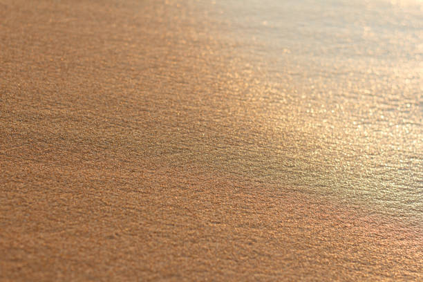 istock Sea sand with flat wet surface in the morning sunlight 1318798099