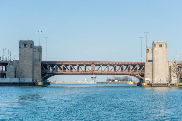 istock Chicago Business District, Downtown, Lake Shore Drive Bridge 1318801883