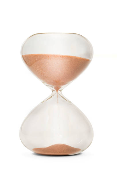 istock Hourglass isolated on white background. Time. Business. 1318803386