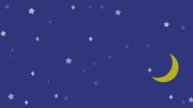 A Cute And Simple Animation Of A Changing Sky.