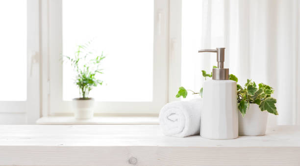 istock Hand washing concept with space for product display 1318810191