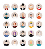 istock A group of cartoon worker characters with different professions. Businessmen and Business women avatars design. 1318810400