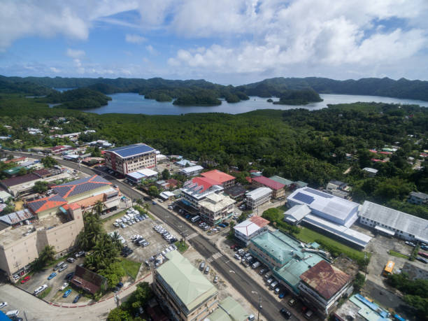 istock Koror Town in Palau Island. Micronesia 1318815990